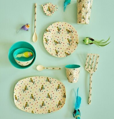 Tallrik Budgie Print och andra köksartiklar från Rice