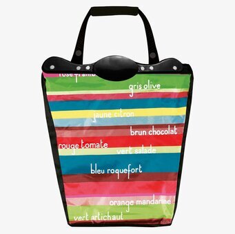 Kundvagns-cady från Derriére la porte med livliga ränder