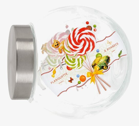 Glasburk Godis från Derriére la porte med färgglad design