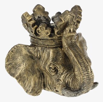 Kruka Elephant Gold från Werner Voss med gyllene elefanthuvud