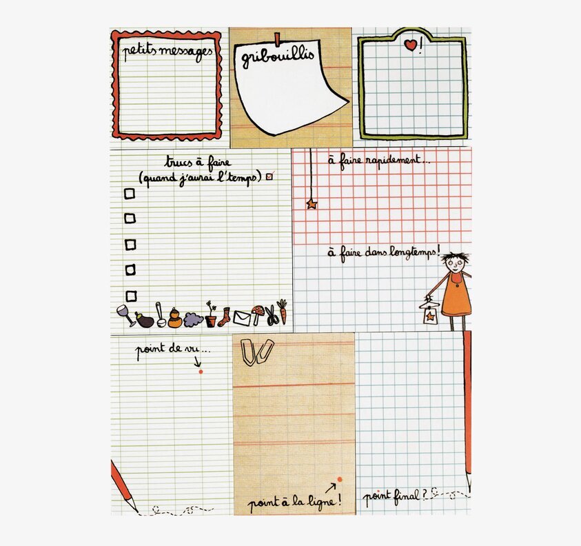 Småmeddelanden från Derriére la porte, färgglad och praktisk