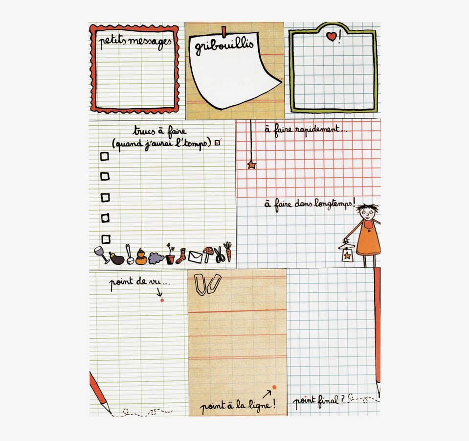 Småmeddelanden från Derriére la porte, färgglad och praktisk