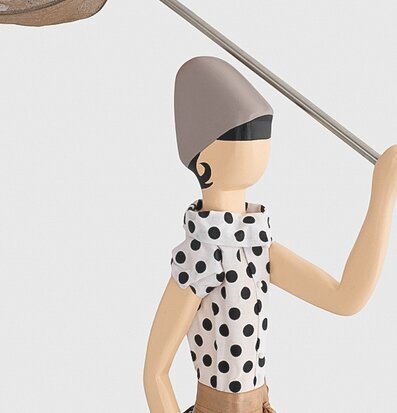 Bordslampa Jean Marie från Skitso med konstnärlig design