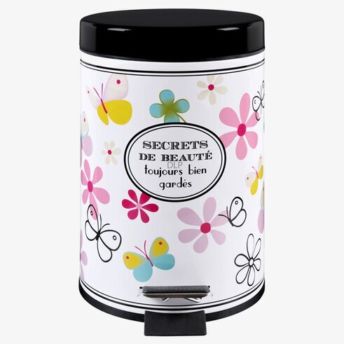 Pedalhink Blomma från Derriére la porte med blommor och fjärilar