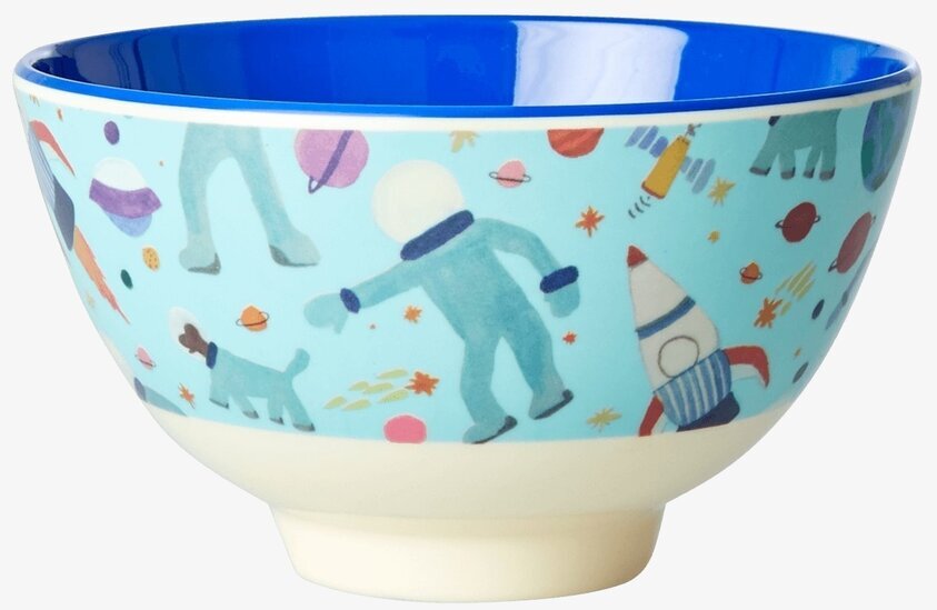 Liten Skål Space Print från Rice med färgglada rymdmotiv