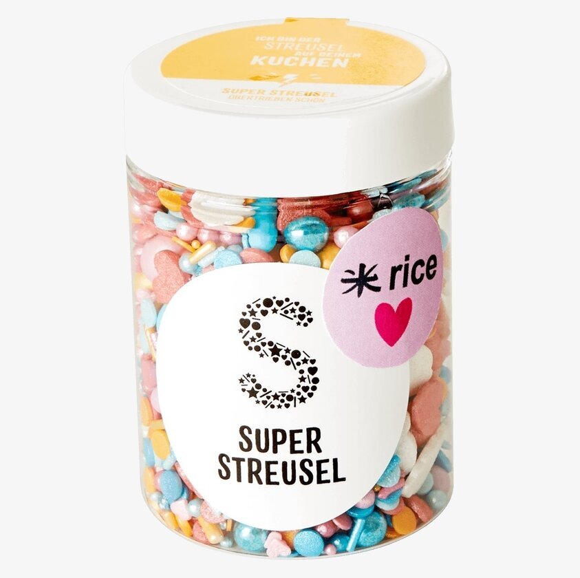 Strösselmix - Choose Happy från Rice i färgglad burk