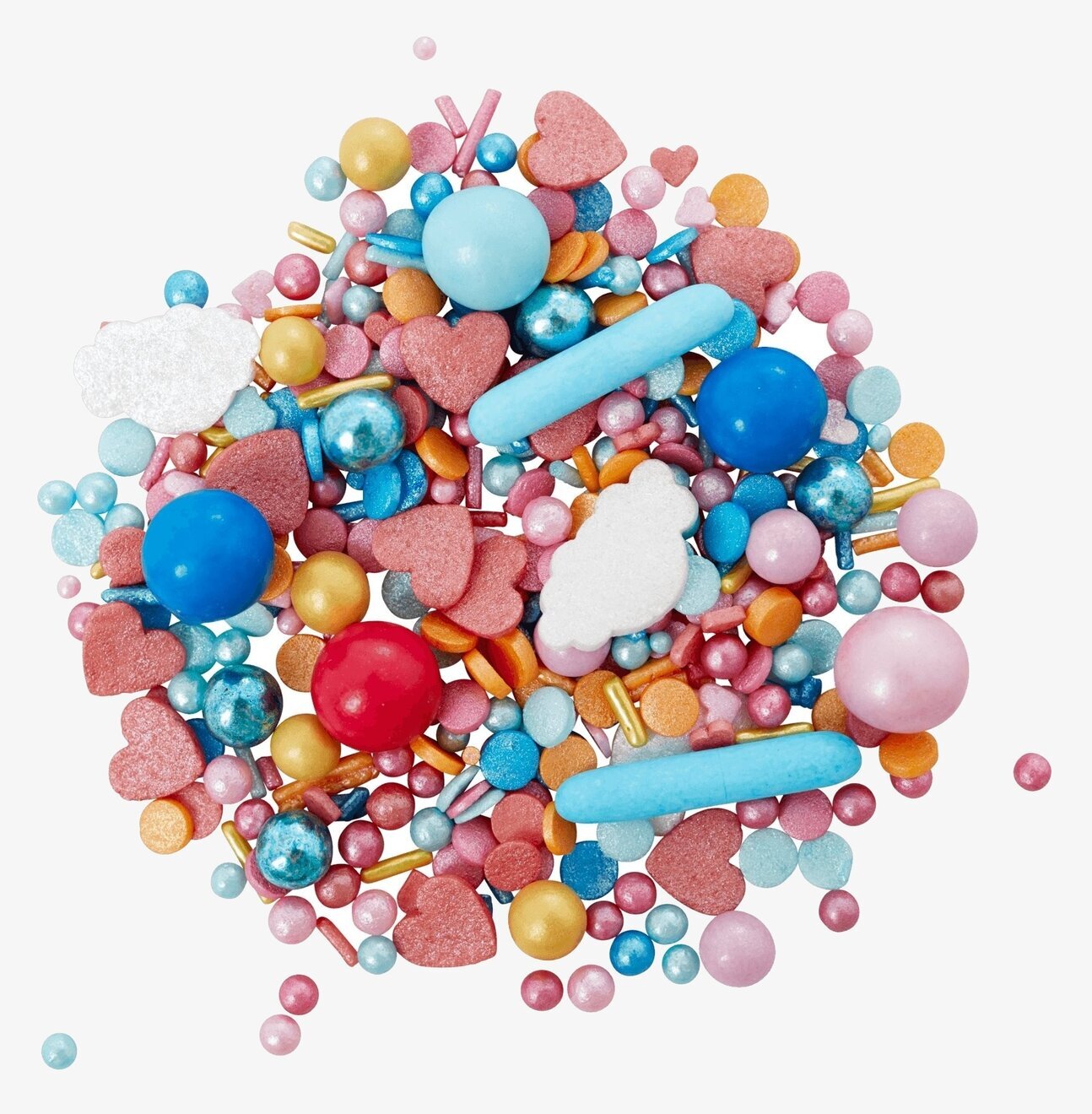 Strösselmix - Choose Happy från Rice i färgglada former