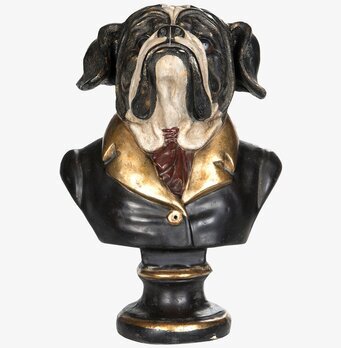 Byst Bulldog Mr Big Poly från A Lot Decoration i kostym