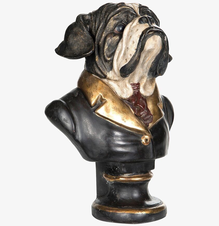 Byst Bulldog Mr Big Poly från A Lot Decoration i kostym