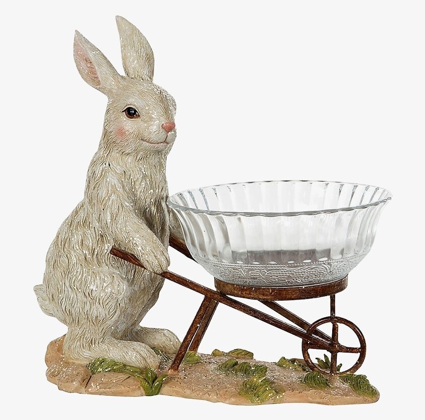 Hare Med Skottkärra från A Lot Decoration, prydnadsfigur