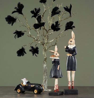 Kanin Flicka från A Lot Decoration, dekorativa figurer