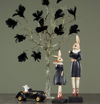 Kanin Dam från A Lot Decoration: eleganta kaninstatyetter