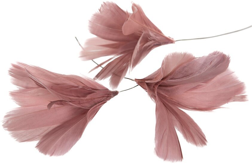 Fjäder/Tråd Blom Gammelrosa 12 st från A Lot Decoration