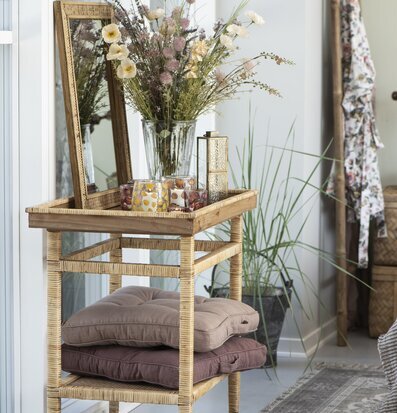 Bild av stilfullt inrett hörn med rogivande atmosfär