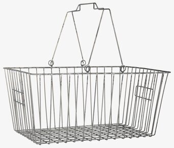 Trådkorg Med Handtag från IB Laursen, robust och stilren