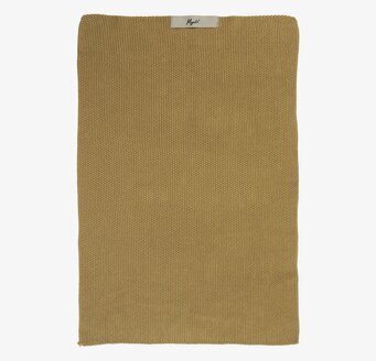 Handduk Mynte Mustard från IB Laursen i senapsgul färg