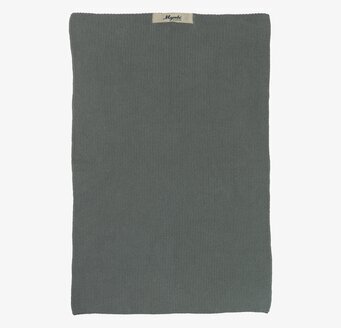 Handduk Mynte Mossgrön från IB Laursen i stickat tyg