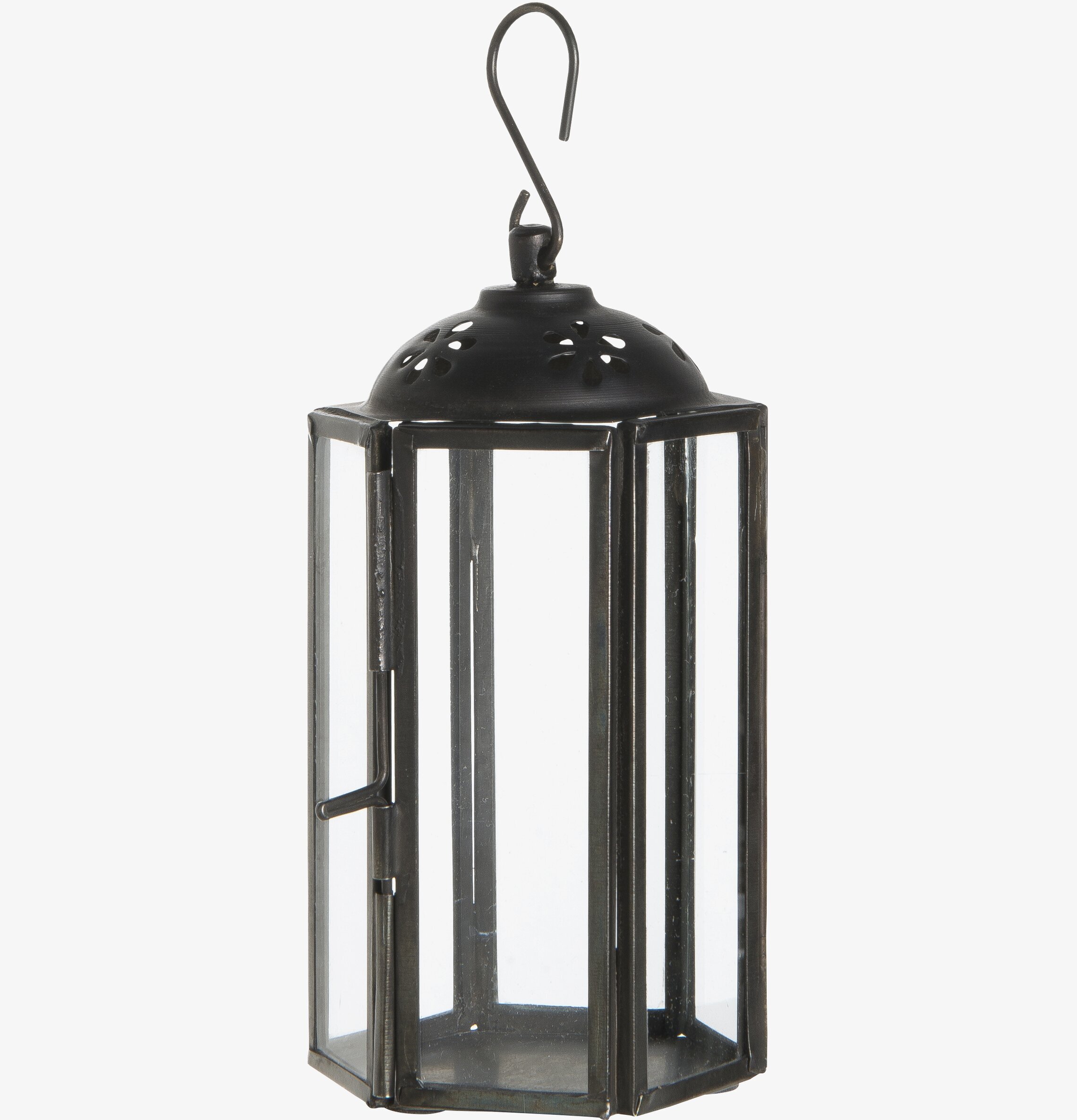 Lanterna Värmeljus Svart från IB Laursen med sexkantig form