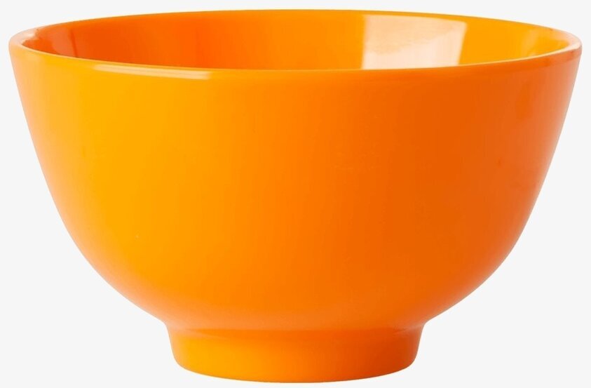 Liten Skål melamin Orange från Rice med livfull färg