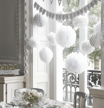 Honeycombs, Vita Mix, 3-pack från Talking Tables i festmiljö