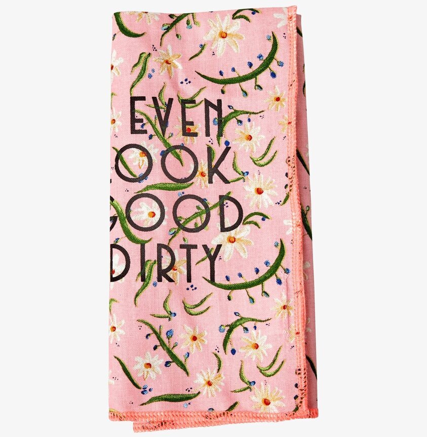 Tygservett 2-Pack Delightful Daisies från Rice med prästkragar