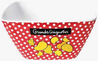 Skål Snacks röd från Derriére la porte med retrodesign