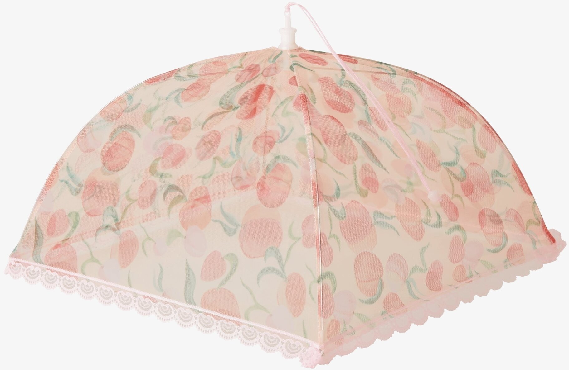 Vikbart Matskydd Peach Print från Rice med persikomönster
