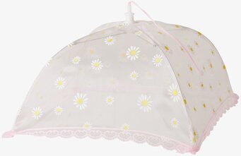 Vikbart Matskydd Pink Flower Print från Rice, kupolformad