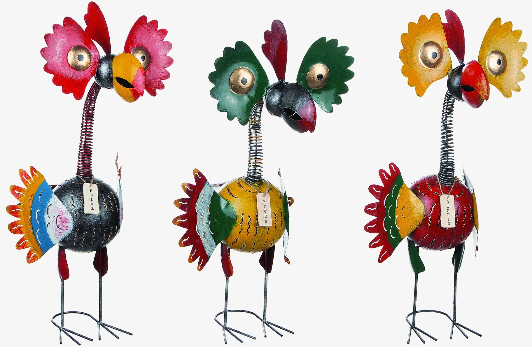 Fågel Plåt 60 Cm från Different Design i färgglad plåt