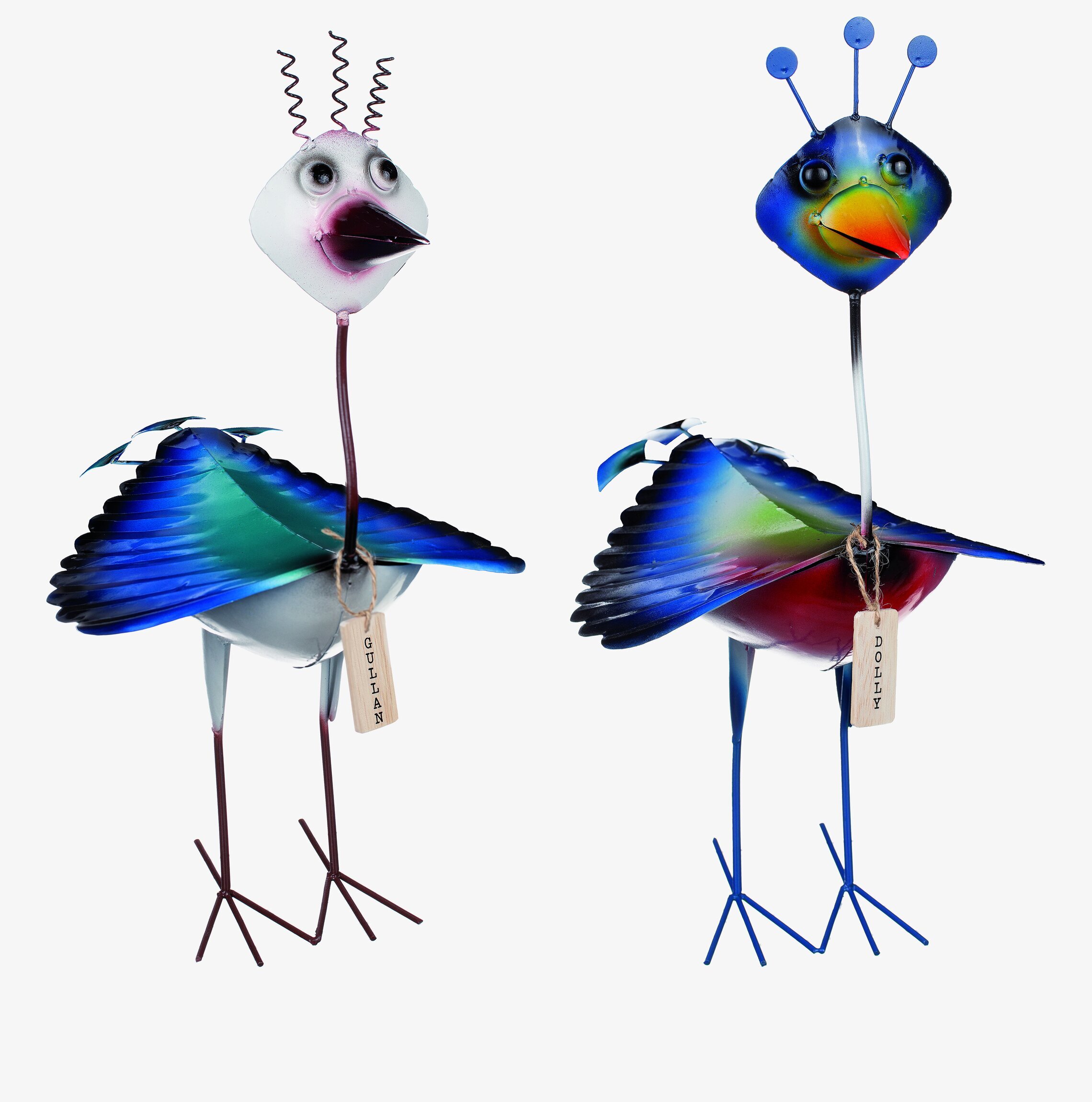 Fågel Dolly/Gullan 50 Cm från Different Design i färgglad metall