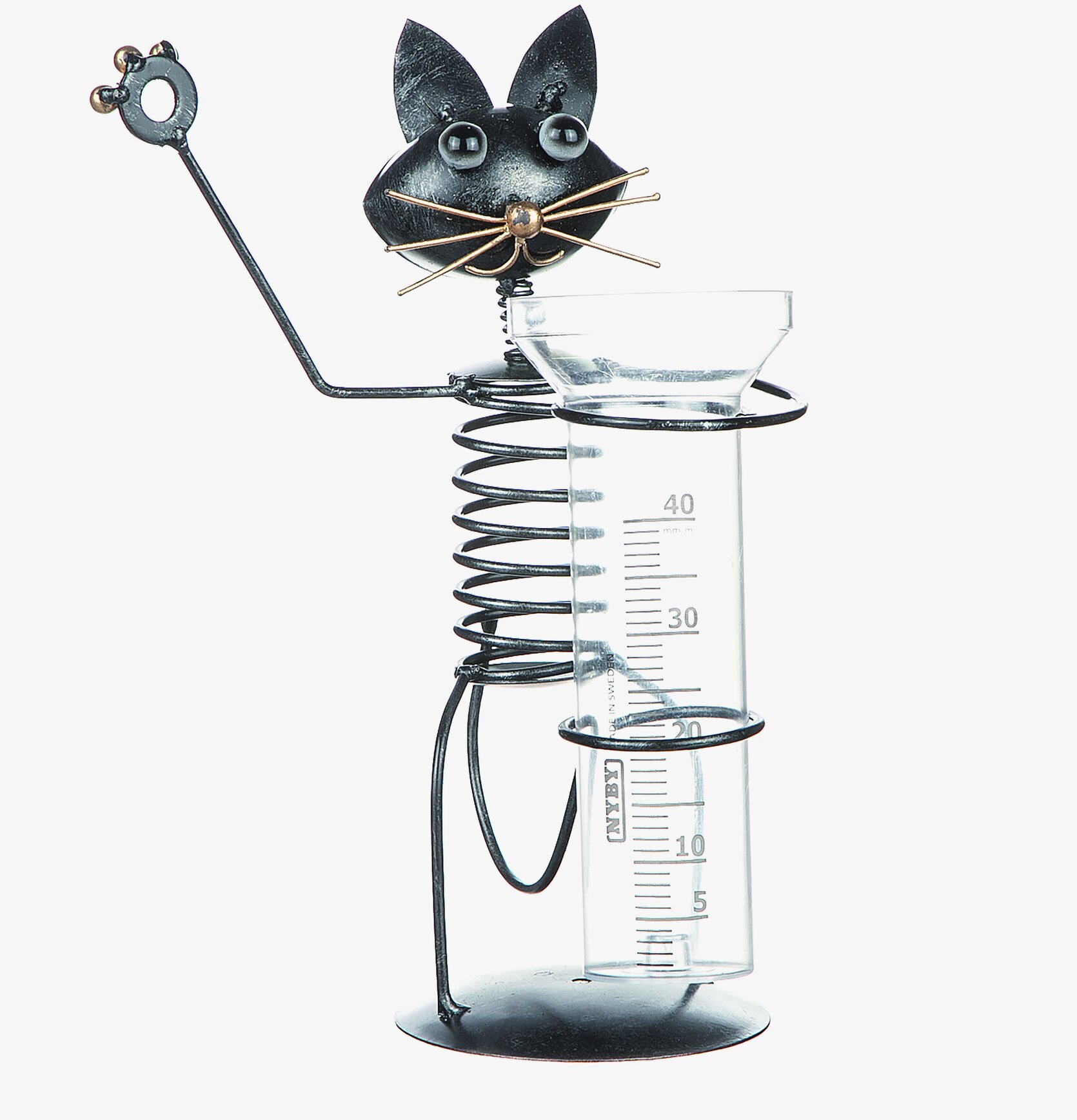Regnmätare Katt Inkl Mätarglas från Different Design