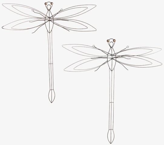 Trollslända Vägg Smide från Different Design på neutral vägg