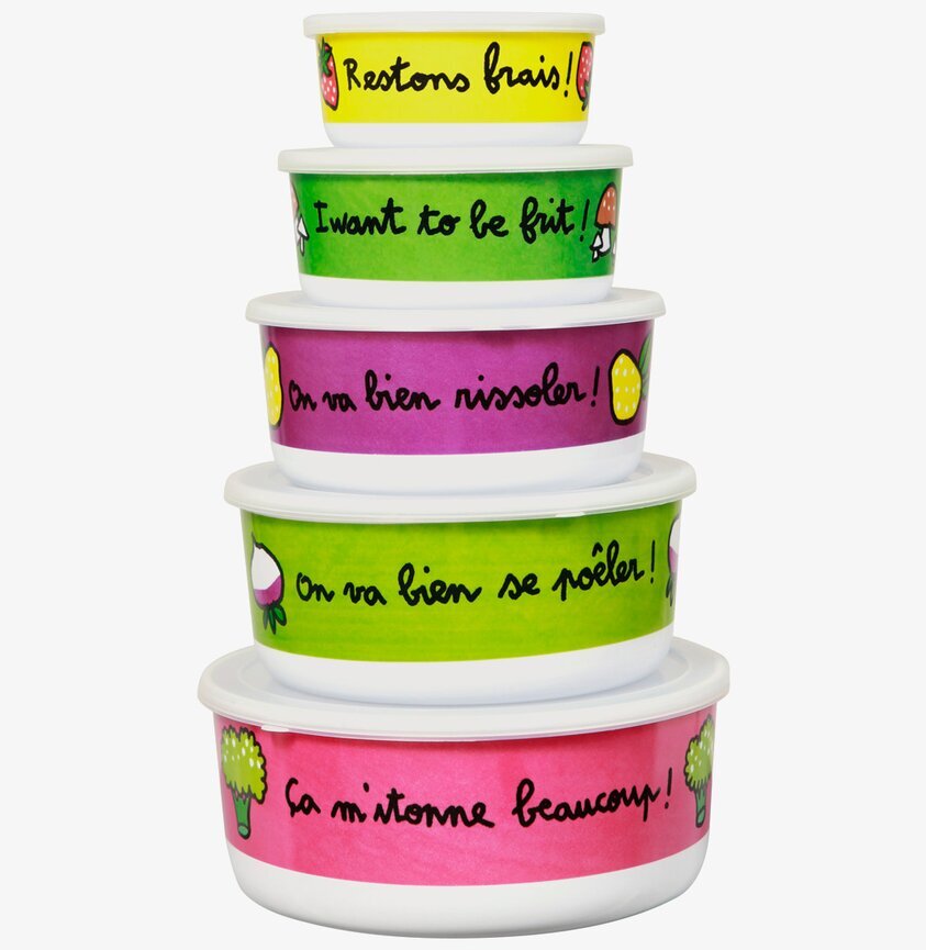 Förvaringsburkar Sjuda från Derriére la porte i olika färger