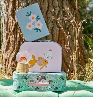 Väskor Cardboard Goldfish Print Set/3 från Rice utomhus