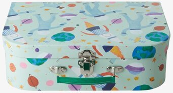 Väskor Cardboard Space Print Set/3 från Rice med rymdmotiv