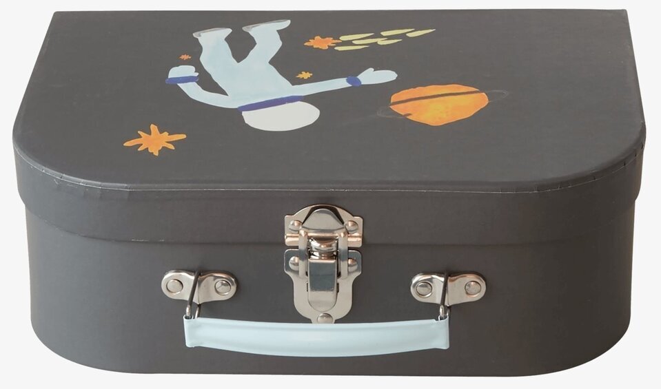 Väskor Cardboard Space Print Set/3 från Rice med rymdmotiv