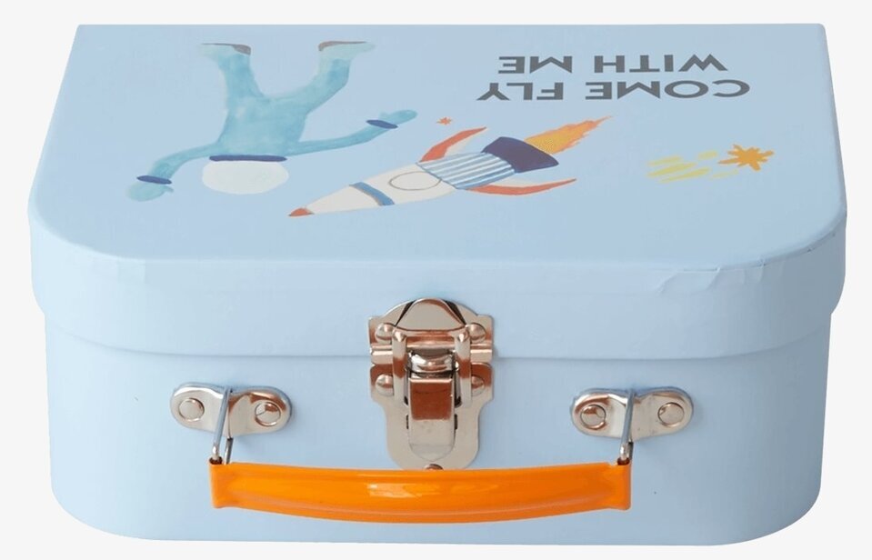 Väskor Cardboard Space Print Set/3 från Rice i närbild