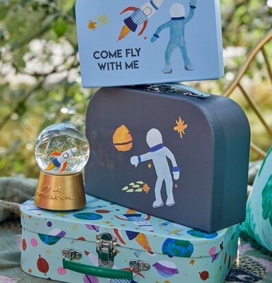 Väskor Cardboard Space Print Set/3 från Rice utomhus