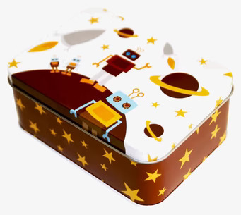 Mellanbox - Robotar från Blafre med rymd- och robotmotiv