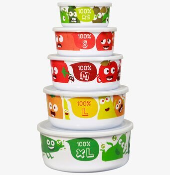 Förvaringsburkar 100% från Derriére la porte i olika storlekar