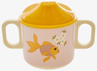 Giftbox Matservis Goldfish Print från Rice med guldfiskmotiv