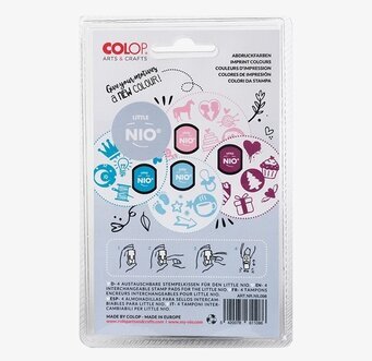 Stämpeldyna Set/4 Pastell från Little Nio i pastellfärger