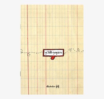 Anteckningsblock från Derriére la porte med rutmönster