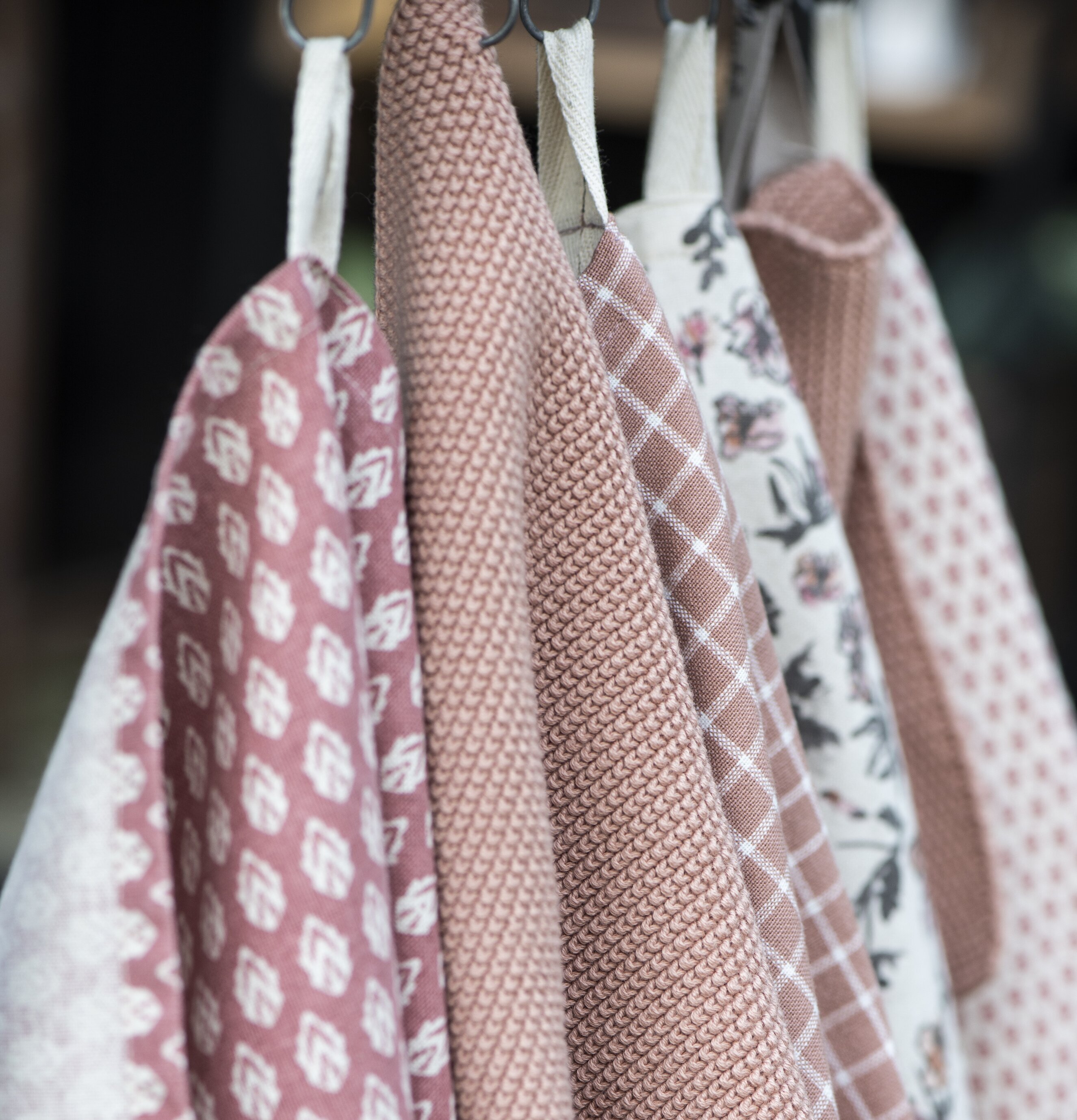 Handduk Mynte Rose från IB Laursen i mjuk rosa färg