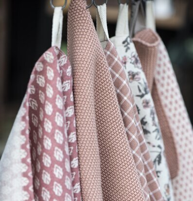 Handduk Mynte Rose från IB Laursen i mjuk rosa färg