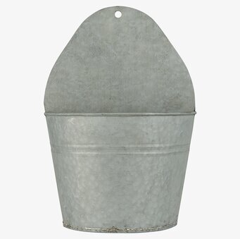 Väggkruka Zink från IB Laursen, stilren och praktisk