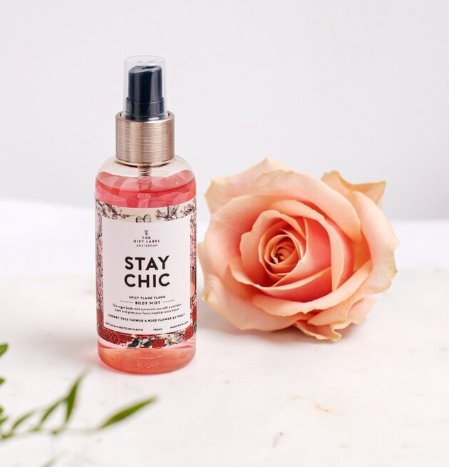 Body Mist - Stay Chic från The Gift Label med rosa ros
