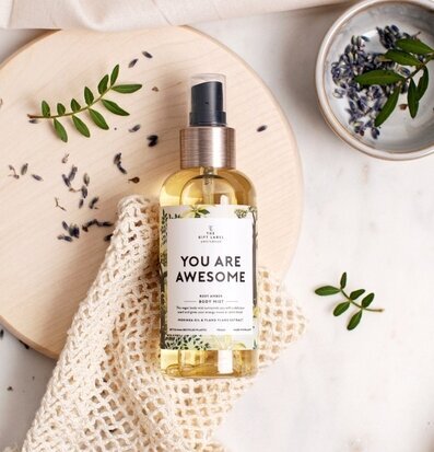 Body Mist - You Are Awesome från The Gift Label på tyg