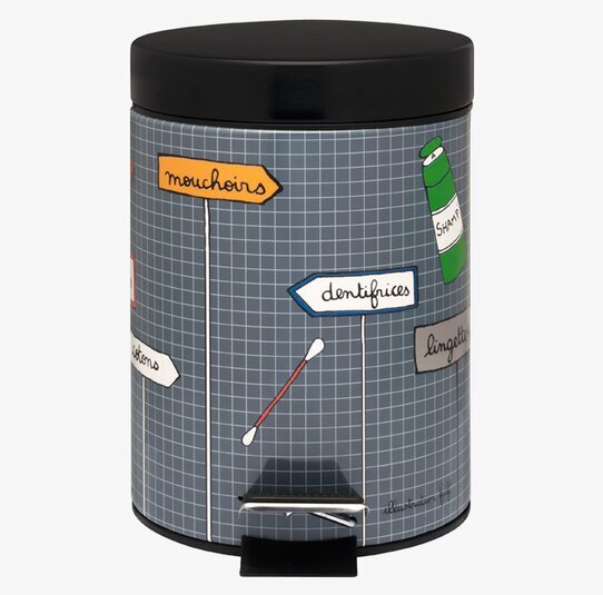 Pedalhink Ordning & Reda från Derriére la porte med rutmönster