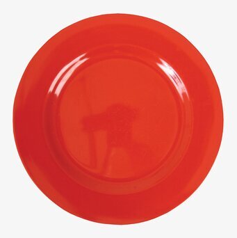 Tallrik Melamin Röd från Rice, livfull och hållbar design
